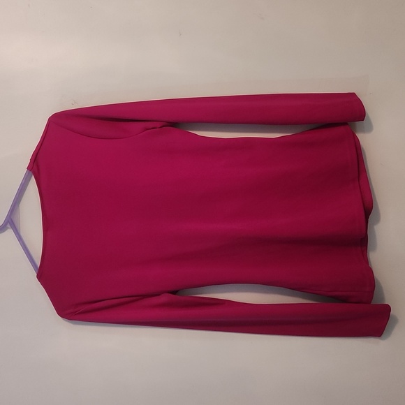 Anne Klien draped slinky knit long sleeved top - Picture 4 of 7
